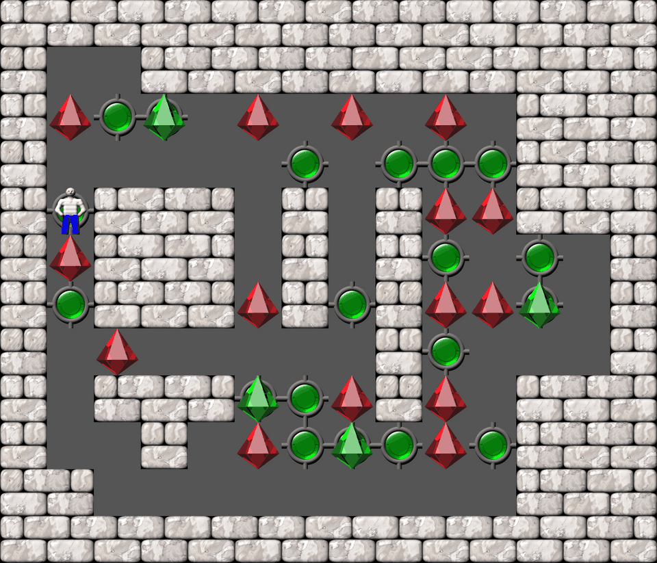 Сокобан More Bugs collections уровень 392